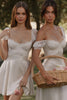 white satin + lace mini dress with detachable waist tie