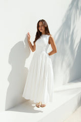 Dawn's Embrace Maxi Dress White
