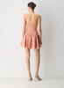 Contour & cotton poplin strapless dress