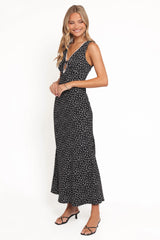 Jackson Maxi Dress - Black Floral