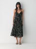 Chiffon V-neck slip dress