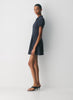 Cotton poplin mini dress