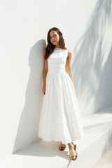 Dawn's Embrace Maxi Dress White