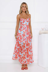 All Eyes Here Maxi Dress Blue