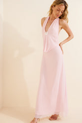 Gwendolyn Halter Slip Dress