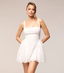 Save The Date Lace Mini Dress