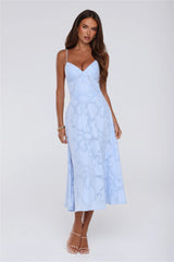 Tide Kissed Midi Dress Blue