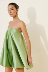 Strapless Bubble Mini Dress
