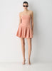 Contour & cotton poplin strapless dress