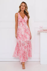 Palm Breeze Maxi Dress Pink