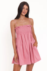 Josie Mini Dress - Pink