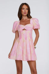 Blossom Gleam Mini Dress Floral