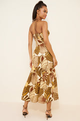 Shell Sleeveless Maxi Dress