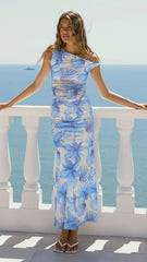 Blayke Maxi Dress - Ocean Bloom