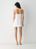Sixth Dress -Linen squareneck mini dress