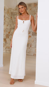 Evelyn Maxi Dress - White