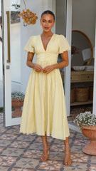 Faiz Maxi Dress - Yellow