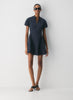 Cotton poplin mini dress