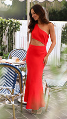 Sophia Maxi Dress (Red)
