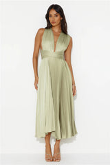 Prime Asset Midi Dress Lime