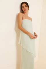 Strapless Slip Maxi Dress