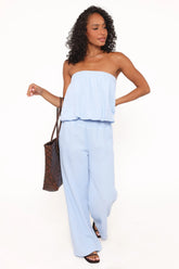 Olivia Pant Set - Baby Blue