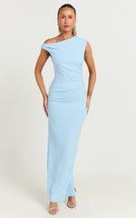 Off The Shoulder Dress in Baby Blue