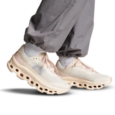 On Cloudmonster-Tan/Pink