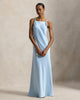 Twisted-Strap Satin Dress