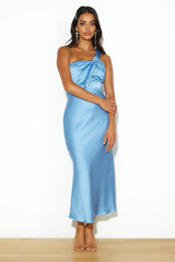 Adore Sunsets Midi Dress Blue