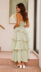 Claire | Off-the-shoulder tiered maxi dress