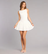 So Charmed Eyelet Mini Dress