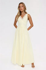 Salted Glow Maxi Dress Yellow