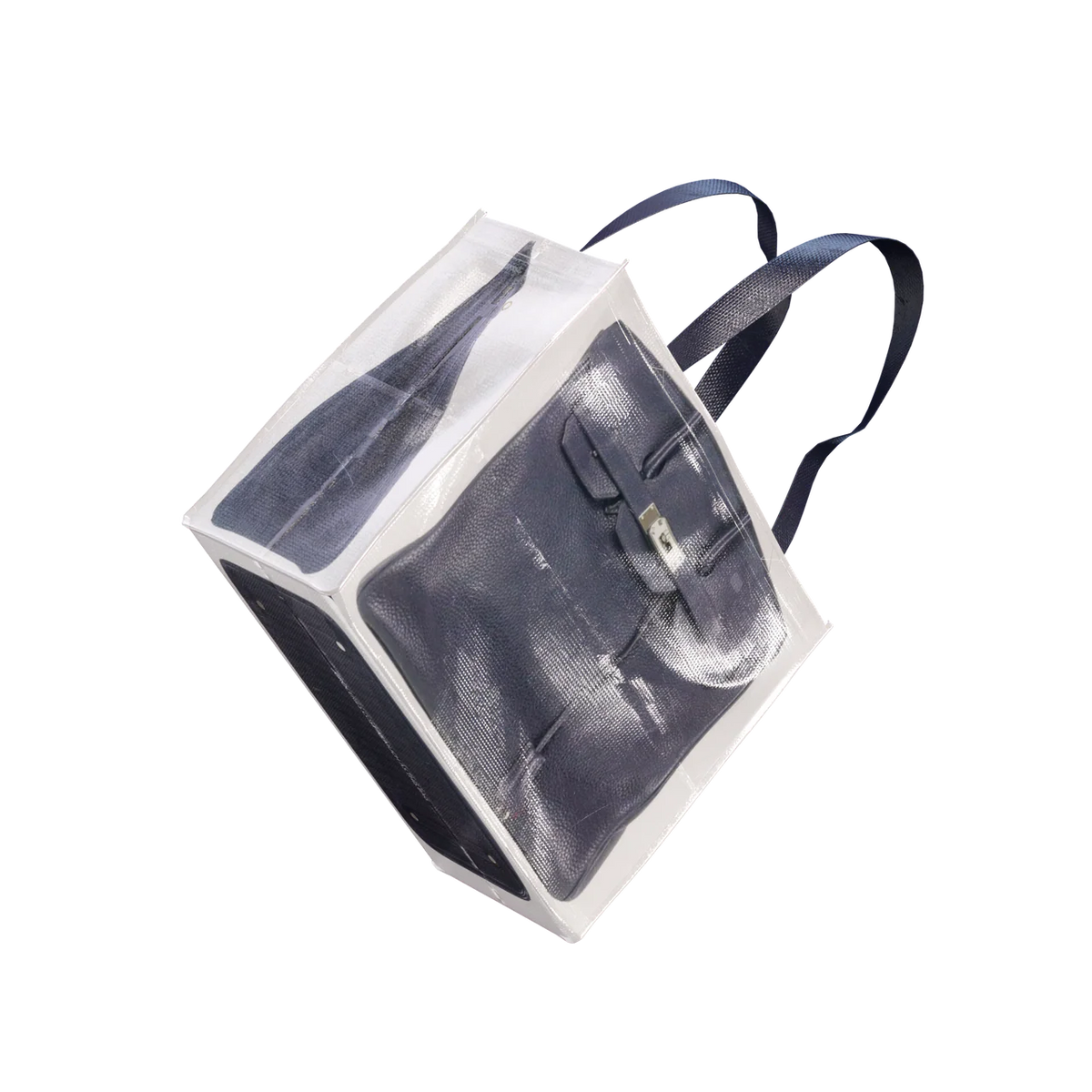 Grocery Bags Creative Parody Platinum Bag Print Woven Bag Full Take Down Birkin Fitness Casual Bag