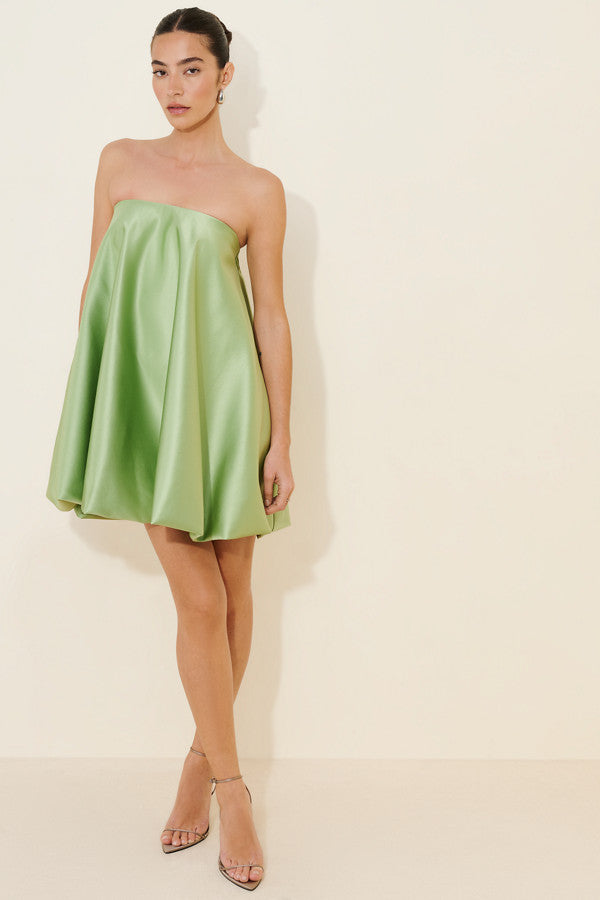 Strapless Bubble Mini Dress