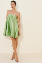 Strapless Bubble Mini Dress