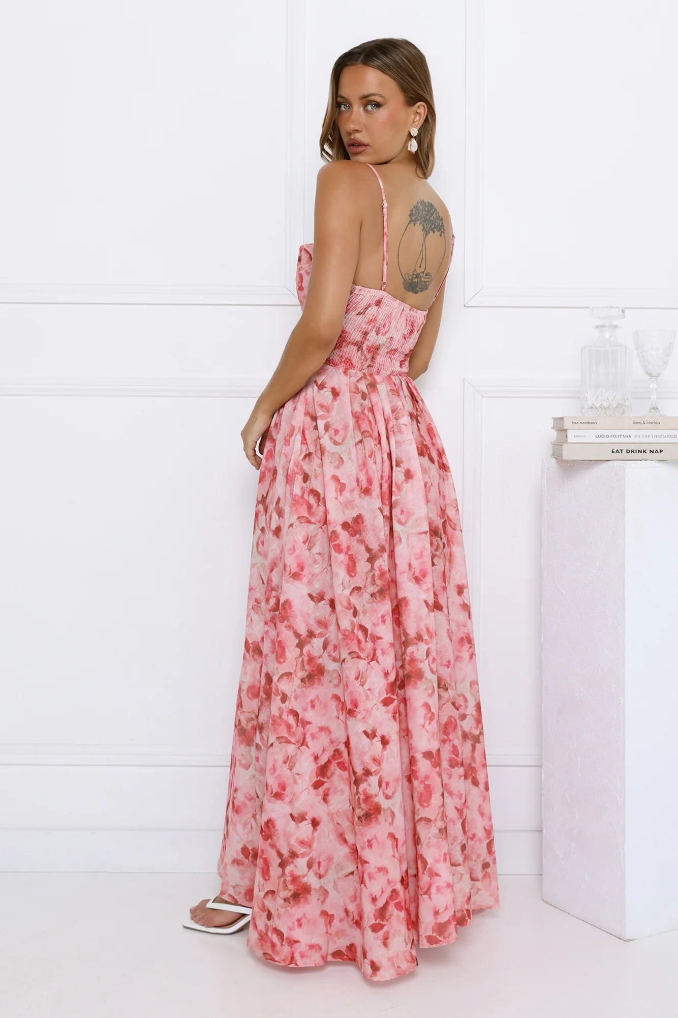 Thoughts For You Midi Dress Pink