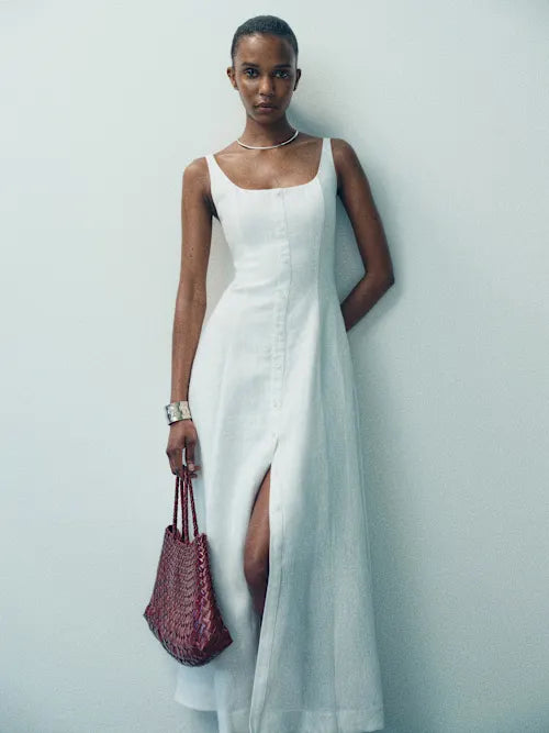 Fraise Linen Dress