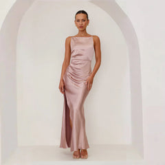Bridesmaid Maxi Dress - Dust Pink