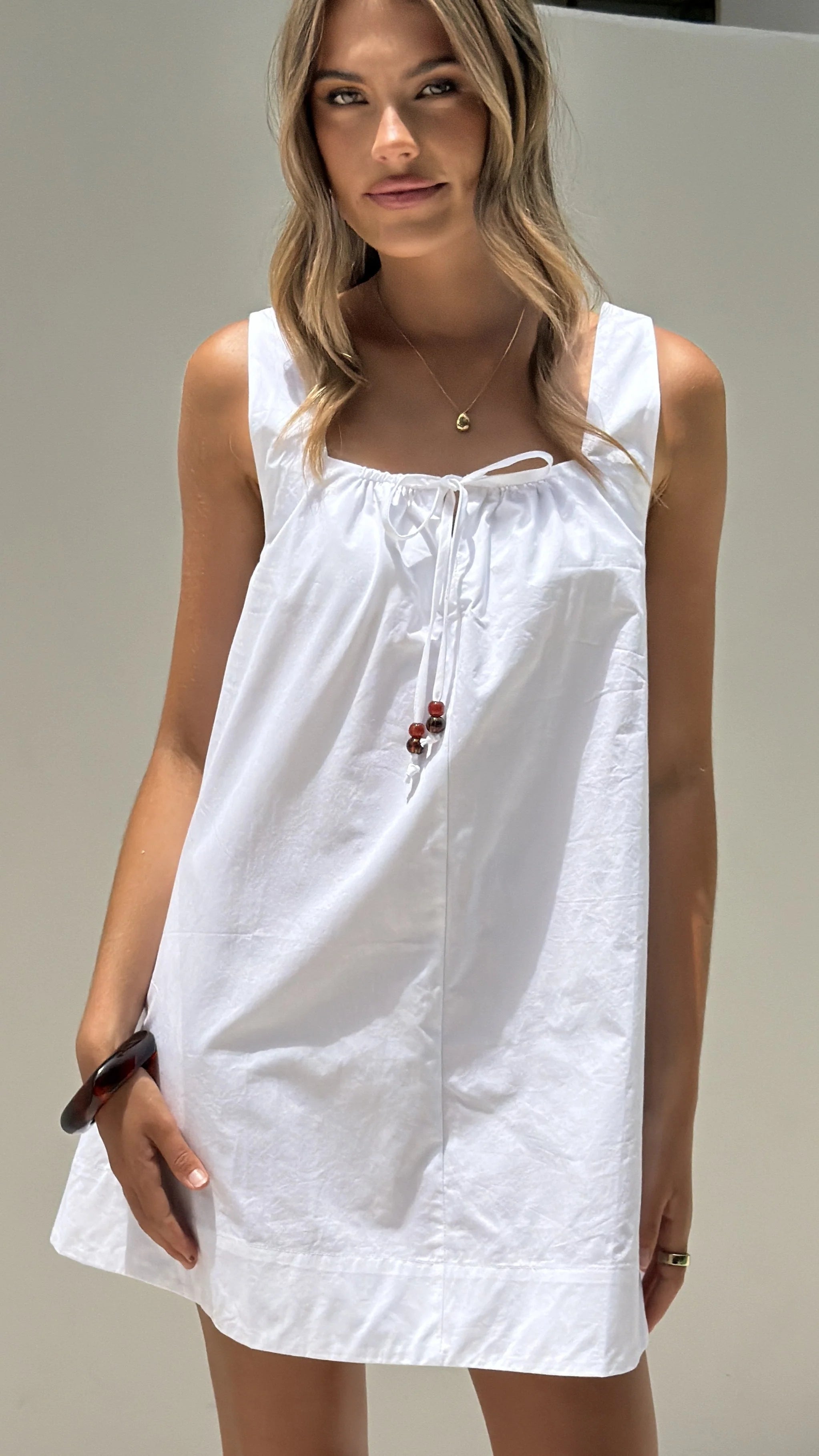 Kaia Mini Dress - White