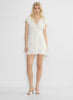 Chiffon ruffle wrap dress