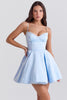 cinderella blue tulle mini dress
