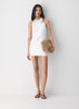 Stillwater Halter Dress -Linen halterneck micro dress