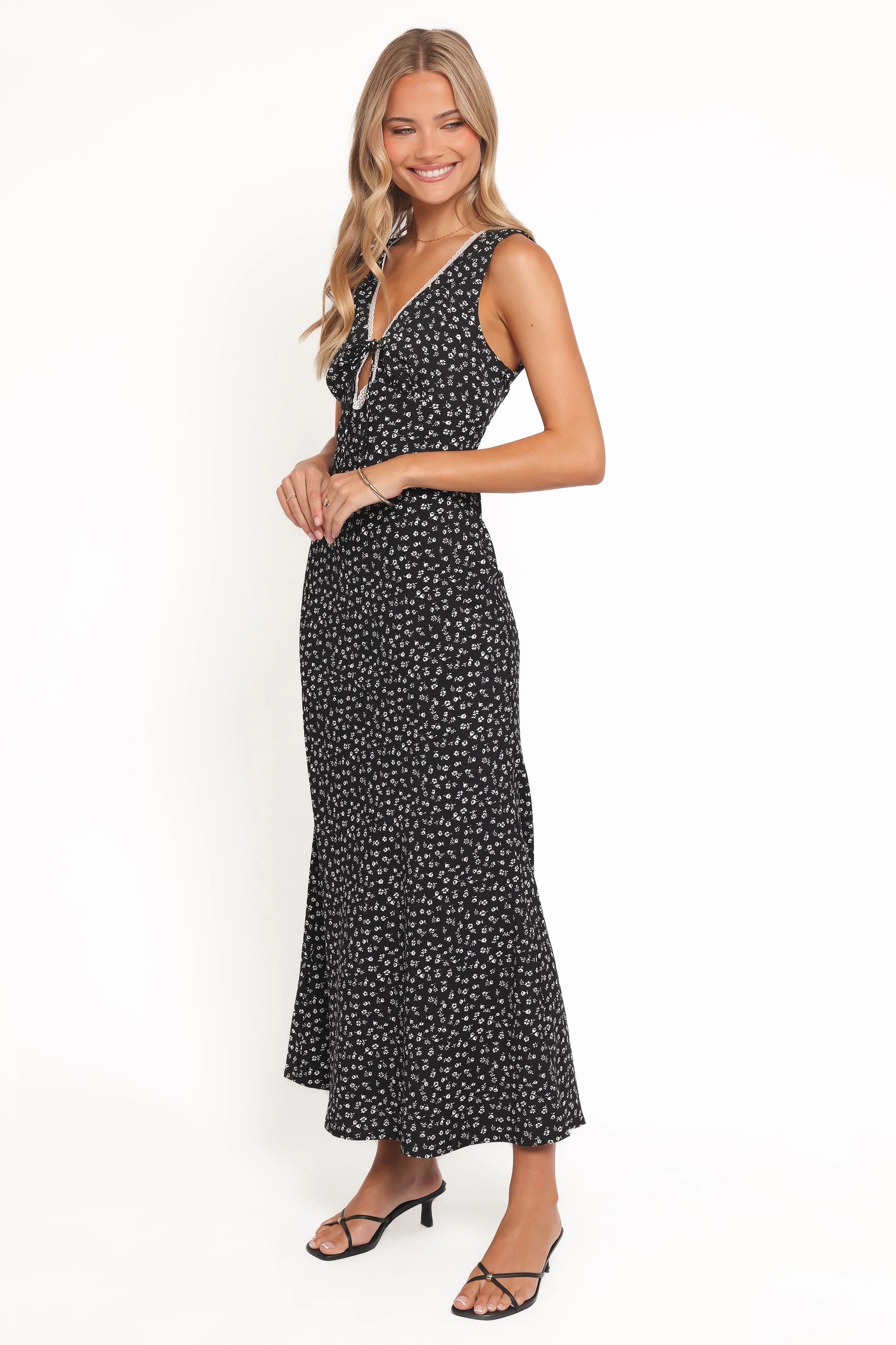 Jackson Maxi Dress - Black Floral