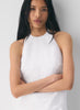 Stillwater Halter Dress -Linen halterneck micro dress
