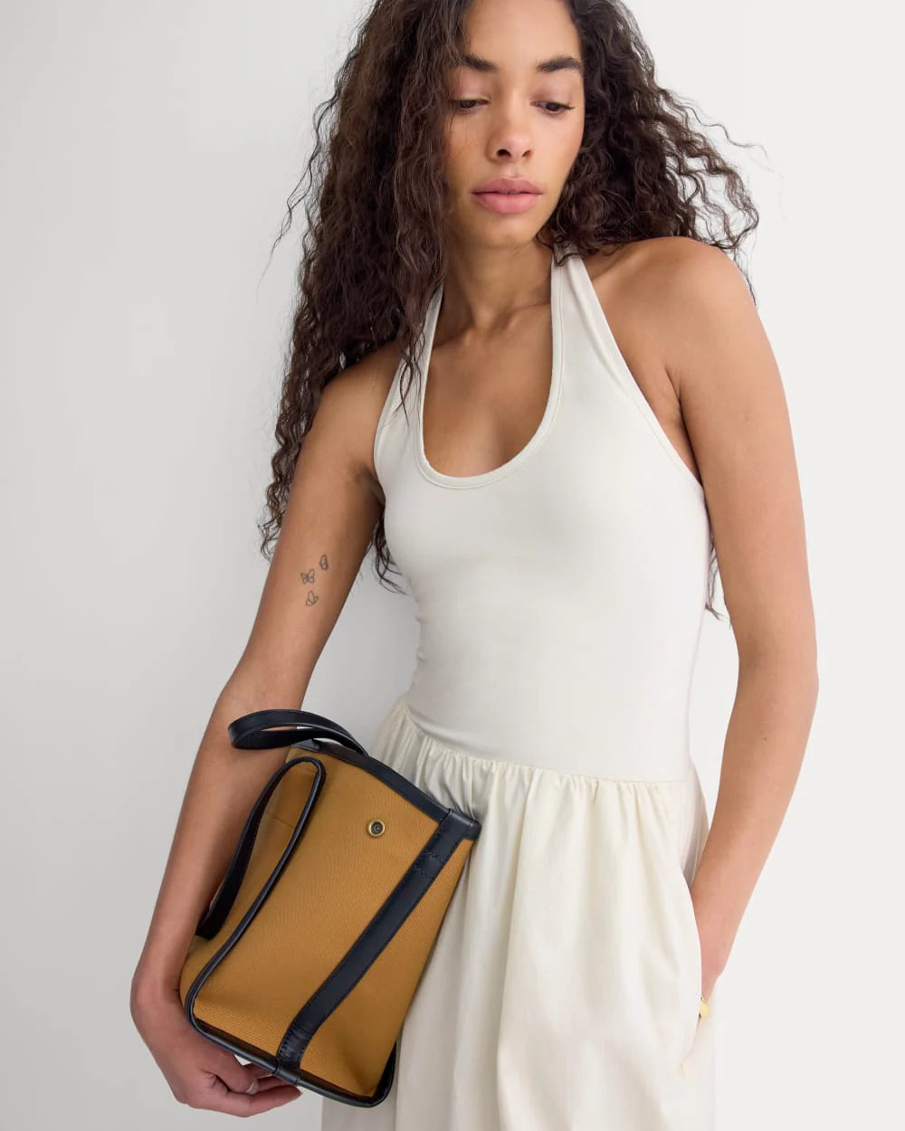 Halter Dress in Ultrasoft Cotton | Birch