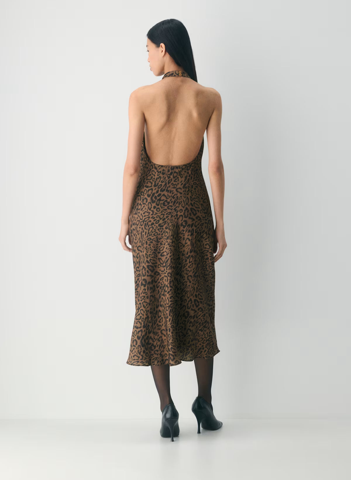 Audience Satin Halter Dress