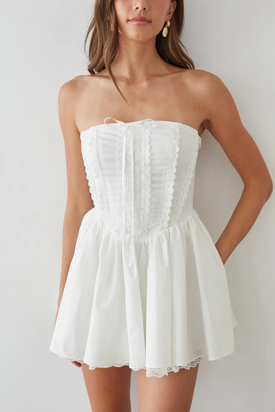 Sabrina Strapless Corset Mini Dress