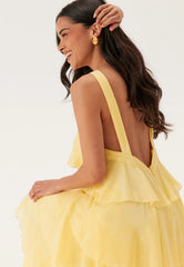 Vmfelicia Sl Ruffle Maxi Dress