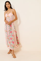Delicate Forest Maxi Dress